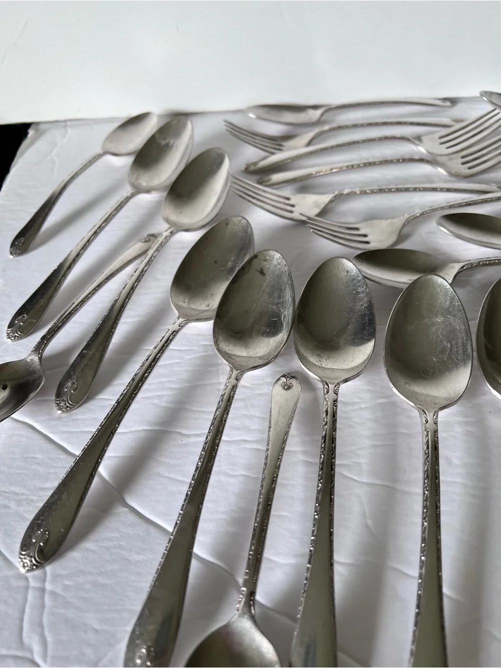 Vintage WM Rogers “Exquisite” IS Silverware 38 Pcs Flatware Set Replace Addition